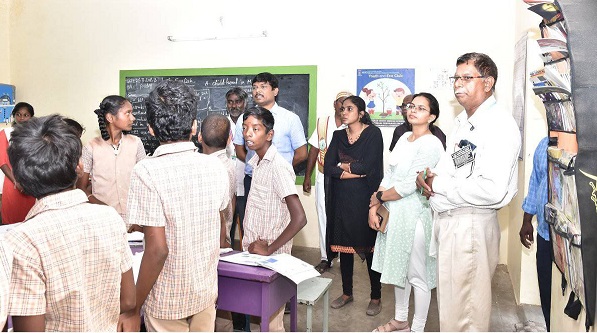 திருவண்ணாமலை மாவட்டம் பெரணமல்லூர் ஒன்றியத்தில் மாவட்ட ஆட்சித்தலைவர் ஆய்வு!