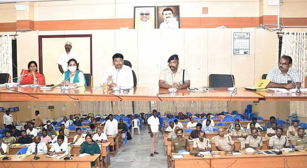 சித்ரா பௌர்ணமி வருவதை முன்னிட்டு முன்னேற்பாடு பணிகள் குறித்து ஆய்வு கூட்டம்!