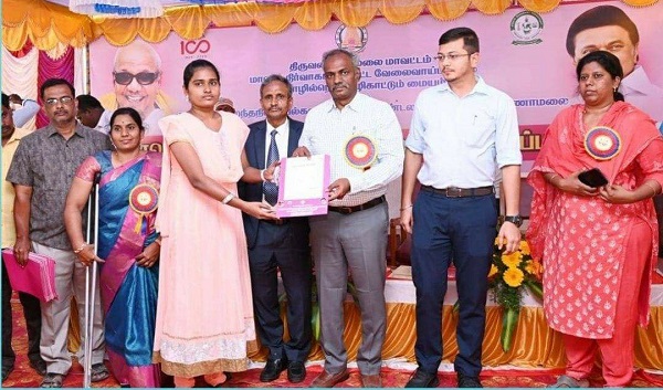 திருவண்ணாமலை கலைஞர் கருணாநிதி அரசு கலைக்கல்லூரி வளாகத்தில் நடைபெற்ற மாபெரும் தனியார் துறை வேலைவாய்ப்பு முகாம்!