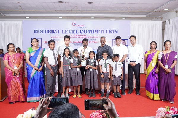 திருவண்ணாமலையில் நடைபெற்ற பல்வேறு தனித் திறன் போட்டிகளில் வெற்றி பெற்ற மாணவ மாணவிகளுக்கு பரிசளிப்பு!