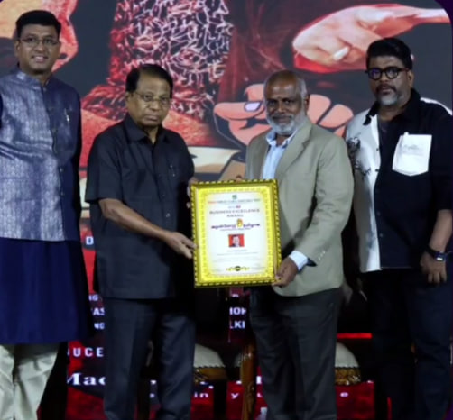 Mr. J Sampath, Founder of JB Soft System, was honoured with the prestigious Munneru Tamizha Sadhanaiyalar Award