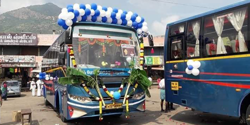 திருவண்ணாமலை - சென்னை குளிர் சாதன பேருந்து சேவை துவக்கம்