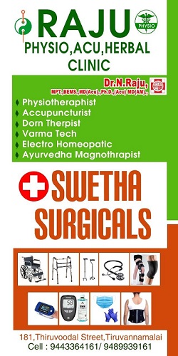 Raju Physio & Acu, Herbal Clinic & Swetha Surgicals