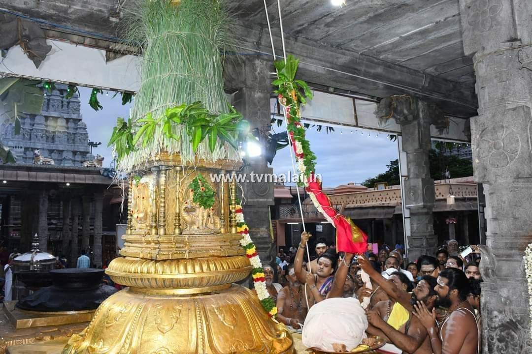 அருள்மிகு அண்ணாமலையார் திருக்கோயிலில் இன்று பிரம்மோற்சவம் கொடியேற்றம்!