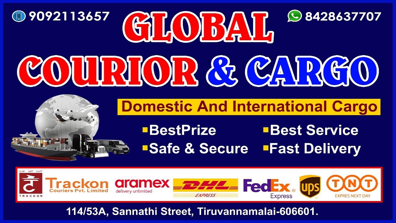 Global Courier and Cargo in Tiruvannamalai Global Courier and Cargo in Tiruvannamalai