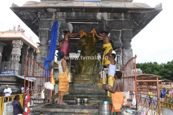 திருவண்ணாமலை அருணாச்சலேஸ்வரர் கோவிலில் ஆனி மாத பெளர்ணமி பிரதோஷம்!