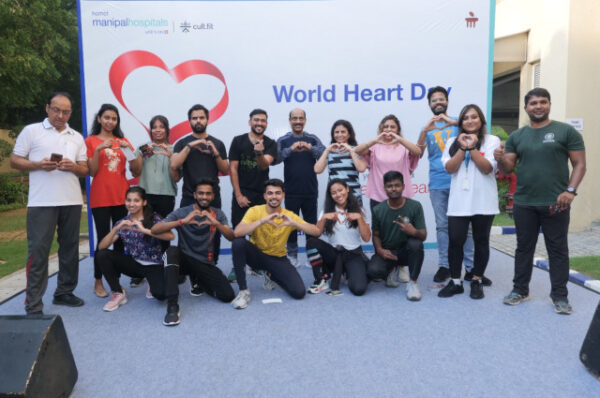 HCMCT Manipal Hospitals, collaborates with Delhi Traffic Police and Cult.Fit to raise awareness on heart health on World Heart Day