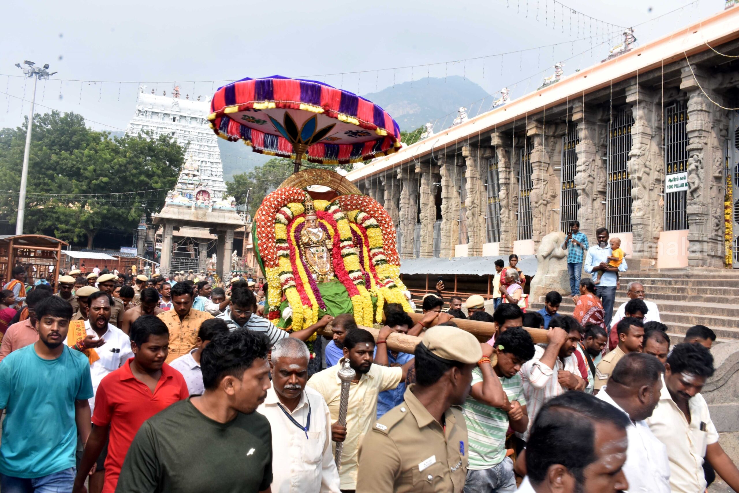 திருவண்ணாமலை கார்த்திகை தீபம் திருவிழா 2022 – இரண்டாம் நாள் காலை