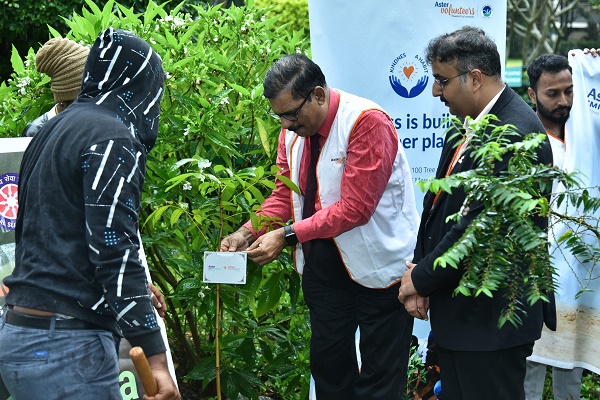 Aster CMI Hospital in association with REVA University Organizes a Tree Plantation Drive in Bengaluru Aster CMI Hospital in association with REVA University Organizes a Tree Plantation Drive in Bengaluru
