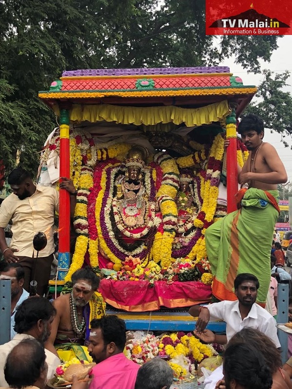 திருவண்ணாமலையில் இன்று அண்ணாமலையார் உண்ணாமலையம்மன் கிரிவலம்!