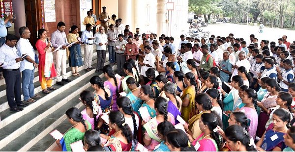 திருவண்ணாமலை மாவட்ட ஆட்சியர் அலுவலக வளாகத்தில் இன்று தேசிய வாக்காளர் விழா!