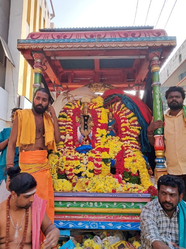 இரத சப்தமிக்கு பிறகு இன்று திருக்கோயில் சென்றடைந்தார் சந்திரசேகரர்!