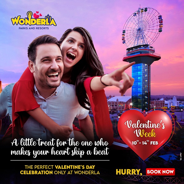 Wonderla Holidays Celebrates Valentine’s Week with Special Packages for Couples to make it memorable Wonderla Holidays Celebrates Valentine’s Week with Special Packages for Couples to make it memorable