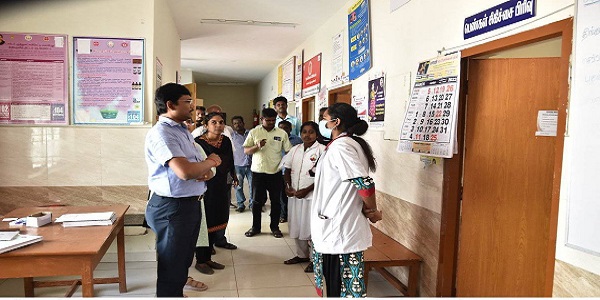 திருவண்ணாமலை மாவட்டம் பெரணமல்லூர் ஒன்றியத்தில் மாவட்ட ஆட்சித்தலைவர் ஆய்வு! திருவண்ணாமலை மாவட்டம் பெரணமல்லூர் ஒன்றியத்தில் மாவட்ட ஆட்சித்தலைவர் ஆய்வு!