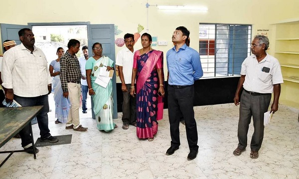 திருவண்ணாமலை மாவட்டம் போளூர் ஊராட்சி ஒன்றியத்தில் வளர்ச்சி திட்டப்பணிகளை மாவட்ட ஆட்சியர் நேரில் ஆய்வு! திருவண்ணாமலை மாவட்டம் போளூர் ஊராட்சி ஒன்றியத்தில் வளர்ச்சி திட்டப்பணிகளை மாவட்ட ஆட்சியர் நேரில் ஆய்வு!