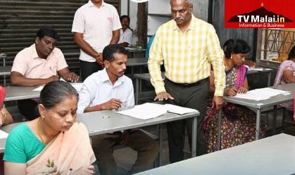 திருவண்ணாமலை மாவட்டத்தில் நடைபெற்ற பட்டதாரி ஆசிரியர் தேர்வு மையத்தில் மாவட்ட ஆட்சியர் நேரில் ஆய்வு! திருவண்ணாமலை மாவட்டத்தில் நடைபெற்ற பட்டதாரி ஆசிரியர் தேர்வு மையத்தில் மாவட்ட ஆட்சியர் நேரில் ஆய்வு!