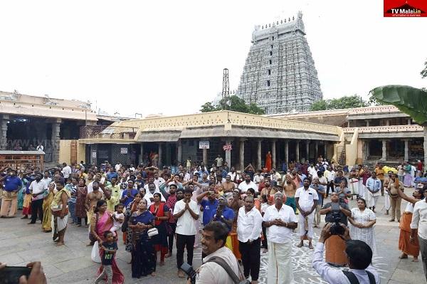 திருவண்ணாமலை அண்ணாமலையார் திருக்கோவிலில் ஆனி பிரம்மோற்சவ விழா கொடியேற்றத்துடன் தொடக்கம்! திருவண்ணாமலை அண்ணாமலையார் திருக்கோவிலில் ஆனி பிரம்மோற்சவ விழா கொடியேற்றத்துடன் தொடக்கம்!