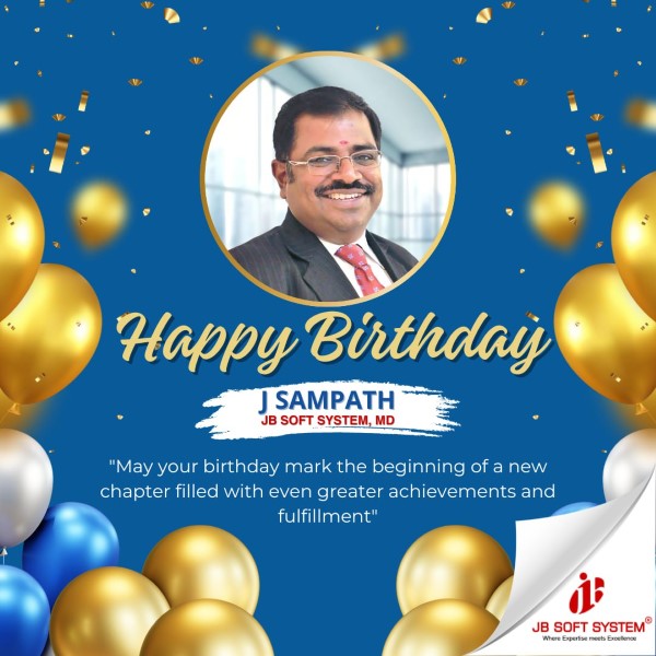 Celebrating J Sampath - A Journey of Leadership, Dedication, and Growth Celebrating J Sampath - A Journey of Leadership, Dedication, and Growth