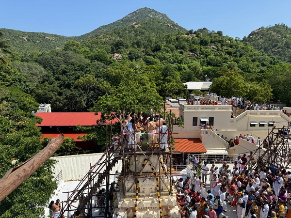 திருவண்ணாமலை ரமணா ஆசிரமத்தில் மகா கும்பாபிஷேகம்!