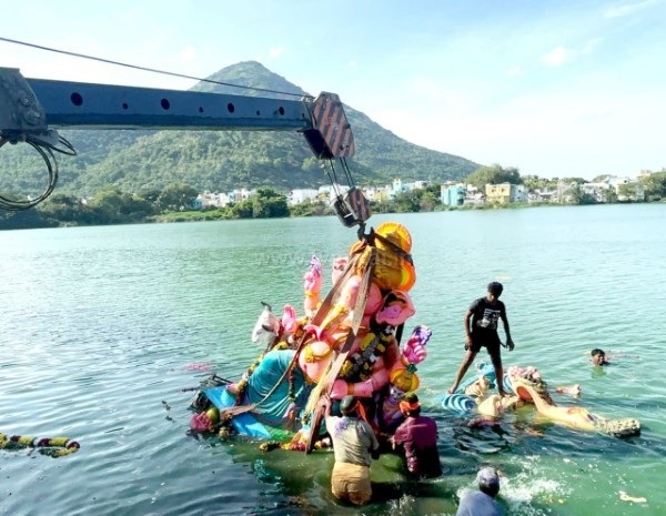 திருவண்ணாமலையில் விநாயகர் சதுர்த்தி நிறைவு விழா!