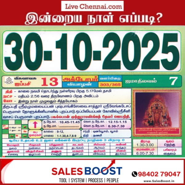 Auspicious (Nalla Neram) time today (Oct 29th) Auspicious (Nalla Neram) time today (Oct 29th)