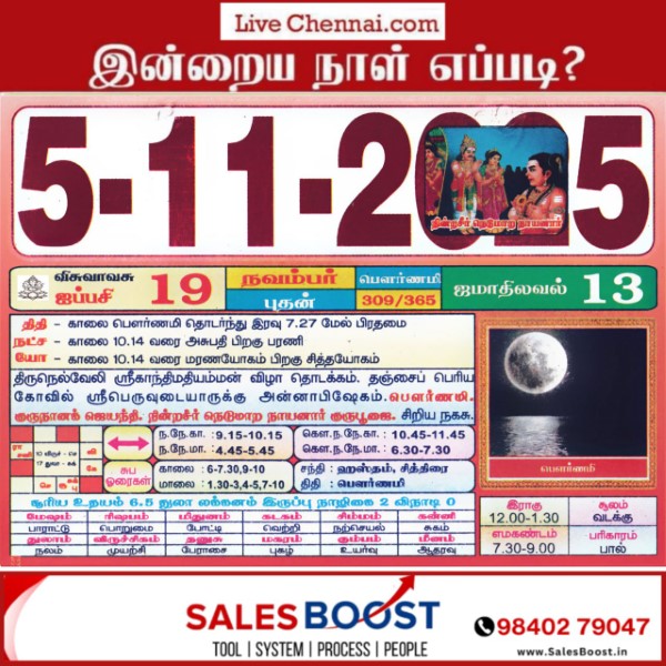 Auspicious (Nalla Neram) time today (Nov 01st) Auspicious (Nalla Neram) time today (Nov 01st)
