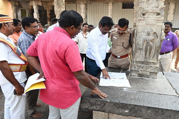 திருவண்ணாமலை தீபத்திருவிழா ஏற்பாடுகள் மாவட்ட ஆட்சித்தலைவர் ஆய்வு!