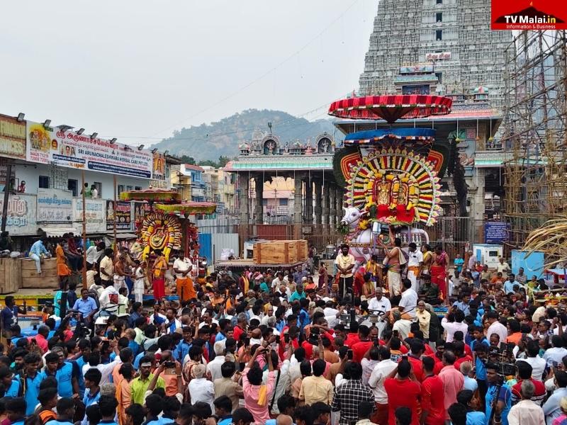 திருவண்ணாமலை கார்த்திகை தீபத் திருவிழா 2025 – ஐந்தாம் நாள் காலை!