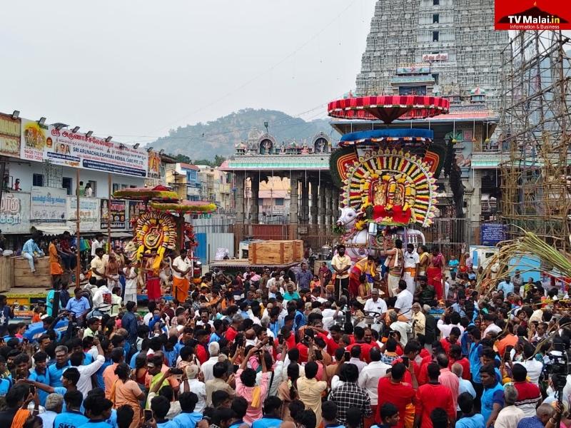 திருவண்ணாமலை கார்த்திகை தீபத் திருவிழா 2025 – ஐந்தாம் நாள் காலை!