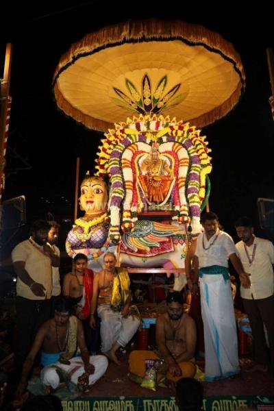 திருவண்ணாமலை தீபத் திருவிழாவை முன்னிட்டு ஸ்ரீ துர்க்கை அம்மன் திருவீதி உலா!