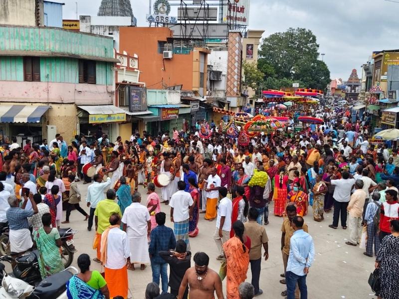 திருவண்ணாமலை தீபத் திருவிழாவில் பல்லாவரம் அருணாச்சலா சேவா அறக்கட்டளையின் திருக்குடை உபய நிகழ்வு!