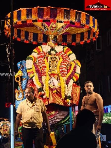 திருவண்ணாமலை கார்த்திகை தீபத் திருவிழா 2025 – பத்தாம் நாள் இரவு