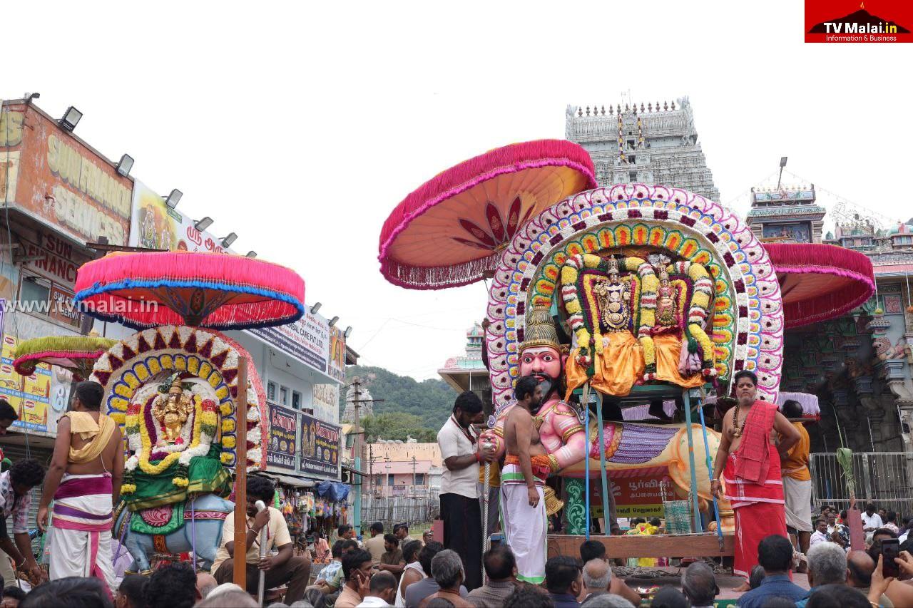 திருவண்ணாமலை கார்த்திகை தீபத் திருவிழா 2025 – ஒன்பதாம் நாள் காலை!