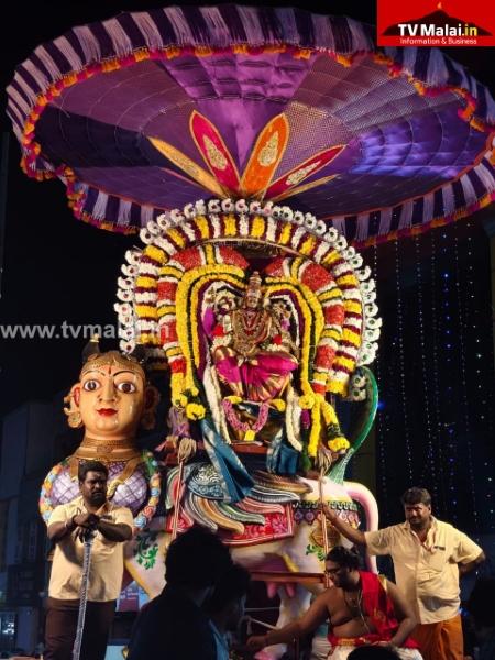 திருவண்ணாமலை கார்த்திகை தீபத் திருவிழா 2025 – ஒன்பதாம் நாள் இரவு!