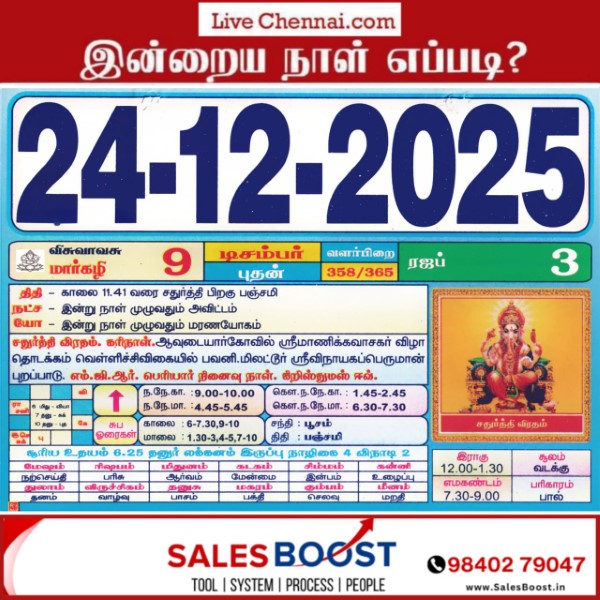 Auspicious (Nalla Neram) time today (Dec 24th) Auspicious (Nalla Neram) time today (Dec 24th)