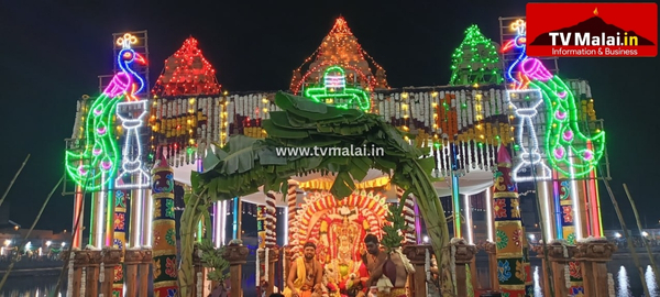 திருவண்ணாமலை அருள்மிகு அண்ணாமலையார் திருக்கோவிலில் முருகர் தெப்பல் உற்சவம்!