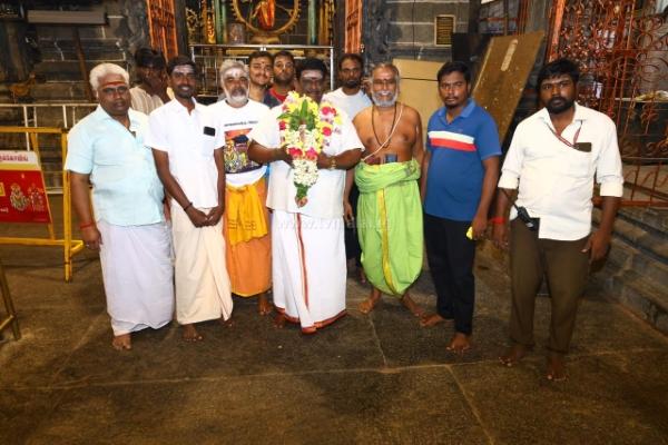 திருவண்ணாமலை தீப மலையின் மீது உள்ள அண்ணாமலையார் பாதத்தில் பிராயச்சித்த பரிகார பூஜை!