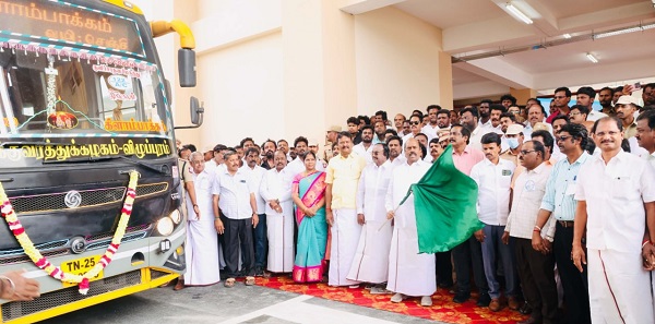 திருவண்ணாமலையில் புதிய பேருந்து நிலையத்தில் பேருந்து சேவை தொடக்கம்!